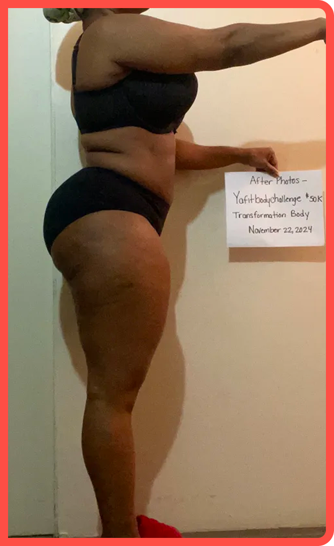 Kalia H.'s after transformation