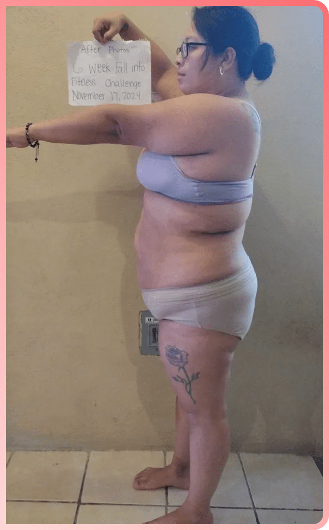 Elizabeth P. after transformation