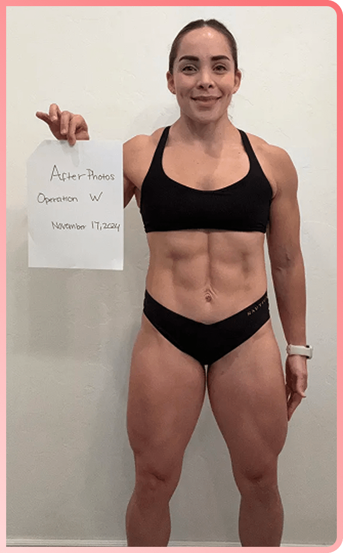 Natalie L. after transformation