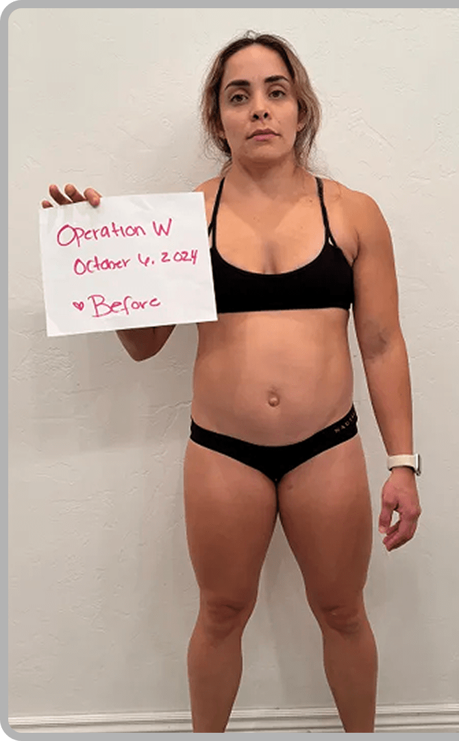 Natalie L. before transformation