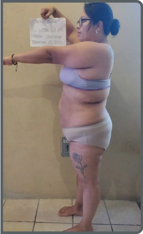 Elizabeth P. after transformation