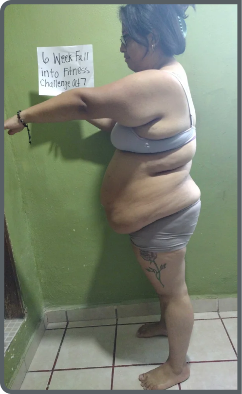 Elizabeth P. before transformation