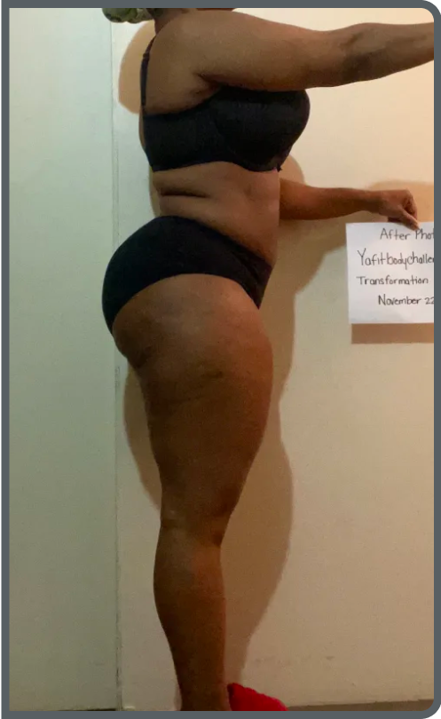 Kalia H. after transformation