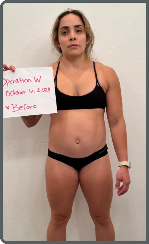 Natalie L. before transformation