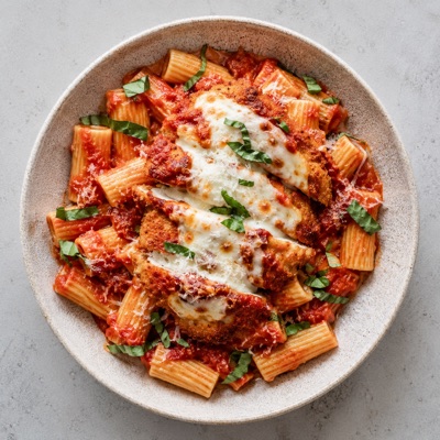 Chicken parm pasta