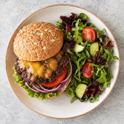 Lean smash burger